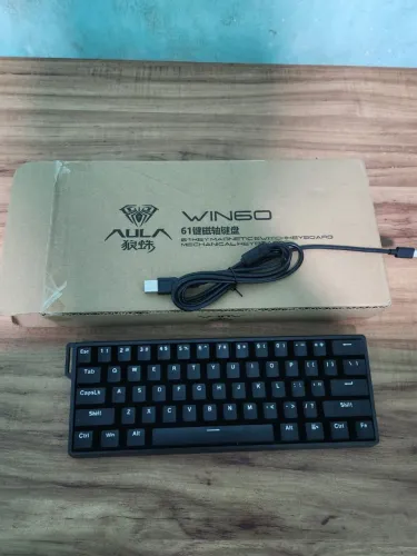 Tecla aula win60he mecânico magnético stardard 8k rgb novo