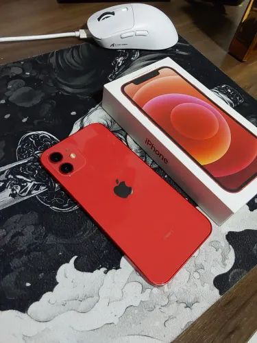 IPHONE 12 RED 128GB LINDO