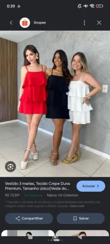 Vestidos vermelhos
