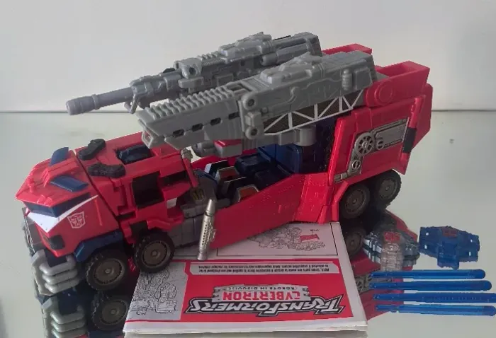 Figure Transformers Cybertron - Optimus Prime Leader Class, 26cm completo e original,