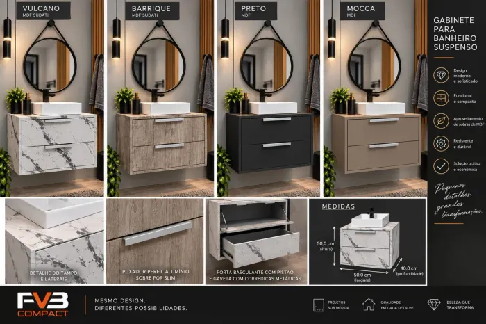 Gabinete para Banheiro