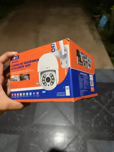 Câmera Segurança Externa Ip Wi-fi Inteligente Com Alarme, 360° Full Hd Ptz Visão Noturna