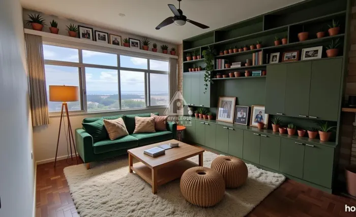 Apartamento de 3 Quartos com vista livre à venda em Santa Teresa!