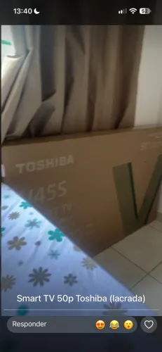 TV SMART 50p lacrada! com nota fiscal ?