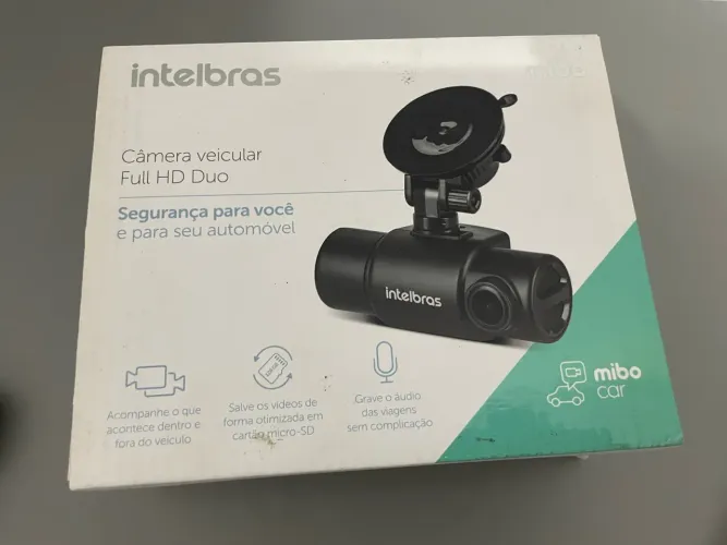 Câmera Veicular Intelbras Dupla DC 3201 2K+ Alta Definição