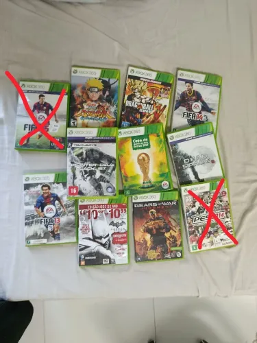 JOGOS XBOX 360 ORIGINAIS (pes 2014 e fifa 15 indisponível)