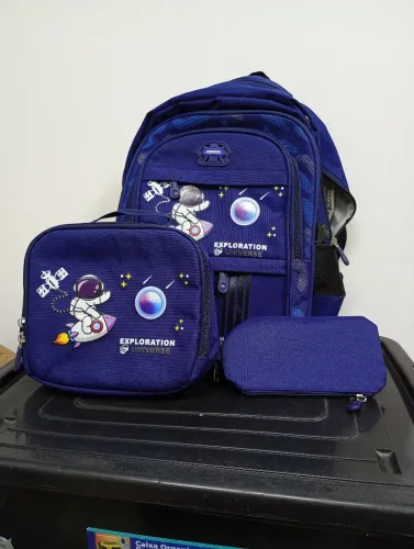 Kit Mochila escolar criança
