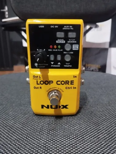 Pedal Loop Core Series Nux Looper Amarelo
