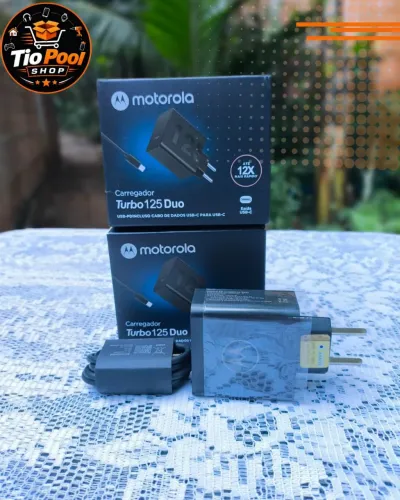 Carregador Motorola Turbo 125 Duo