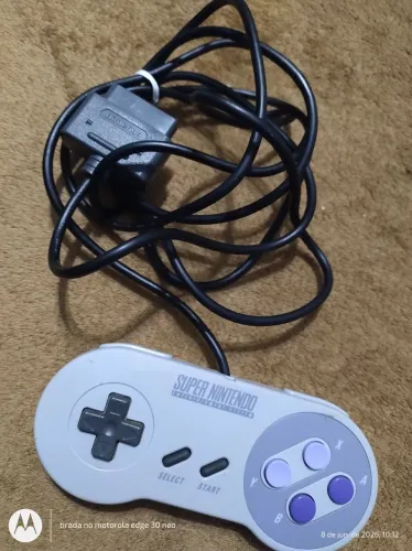 Controle super Nintendo original em ótimo estado