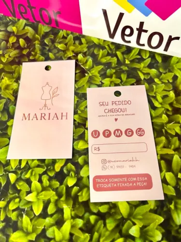 Etiqueta de roupa Personalizada 