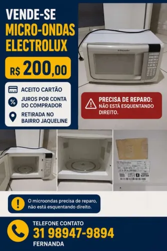 Vende-se microondas