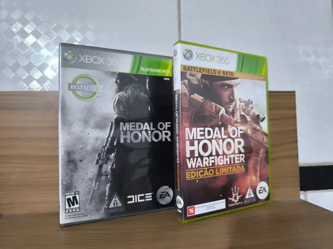 Medal Of Honor Xbox 360 e Medal Of Honor Warfighter Xbox 360 (Completos) Estado de Novo