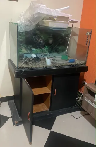 Aquário 250 L completo + móvel