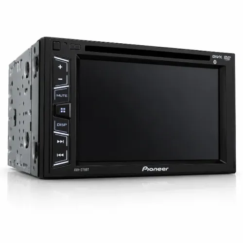 Pioneer DVD Central Multimídia 2 Din Tela Touch Bluetooth USB - AVH-278BT Som Automotivo 
