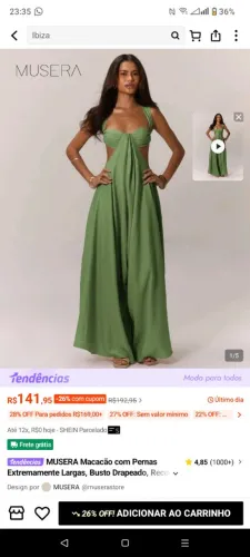 Vendo macacão Shein 