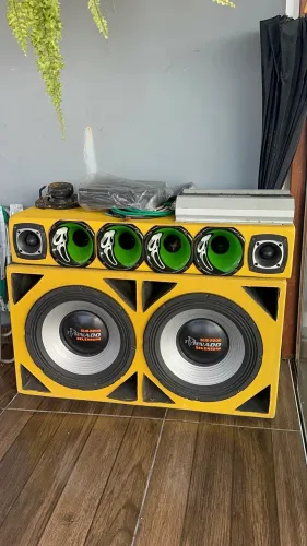 Som Automotivo Forte Trio - 2 Tornados 15" 2200 + Módulo 8000 RMS 