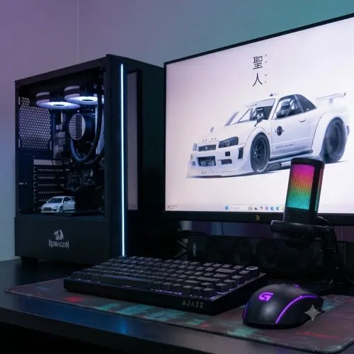 PC Gamer Completo Ryzen 5 5600GT + Monitor 100Hz + Perifericos | Roda GTA, CS2 e Fortnite