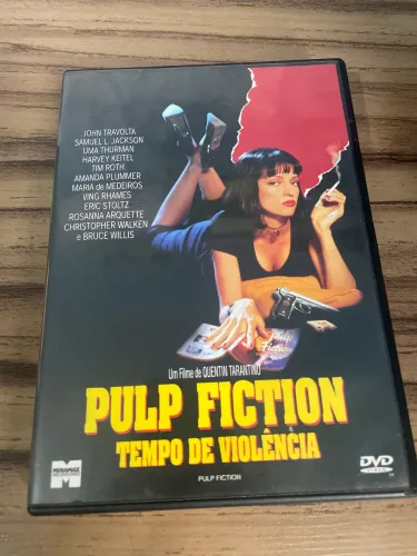 DVD Pulp Fiction - Tempo de Violência - Quentin Tarantino - Original