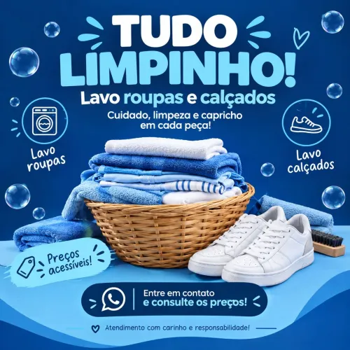 Lavo roupas e calçados (Recife)