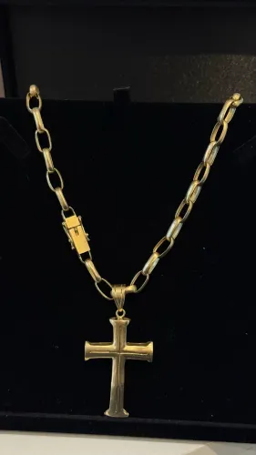 Corrente de ouro 18k cartier 31,9 gramas