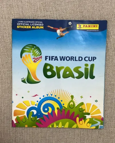 álbum copa do mundo 2014 incompleto