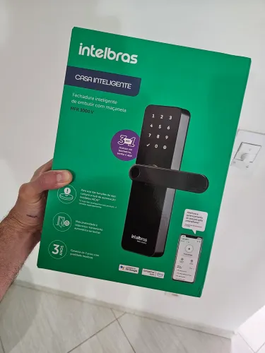 Fechadura digital intelbras MFR 3000V