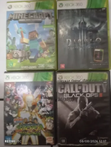 Vendo Kinect e jogos original de Xbox 360