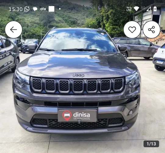 Jeep Compass Long. T270 1.3 TB 4X2 Flex AUT 2022