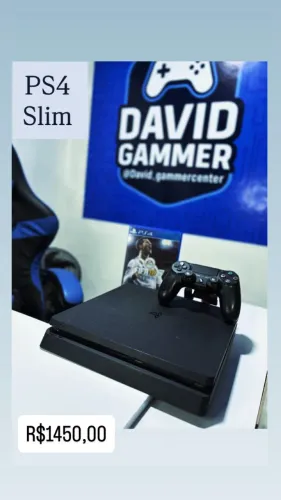 PS4 SLIM 1T com futebol