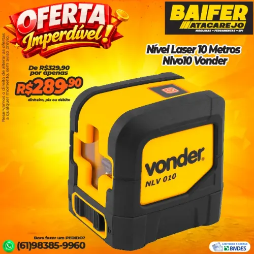 Nível Laser 10 Metros Nlvo10 Vonder