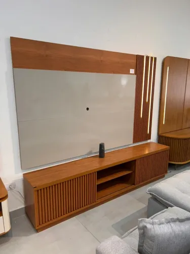 Rack com Painel 1,80m 100% MDF com LED APENAS 1.690,00 A VISTA