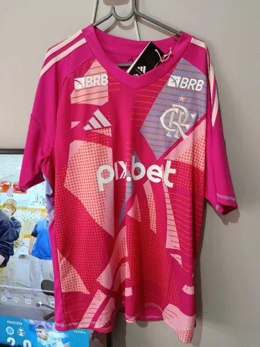 Camisa Flamengo 2025 (rossi xl), original, na etiqueta, com patrocínios.
