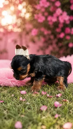 Yorkshire Mini Bibelô BabyFace Lindos Filhotes com Pedigree 