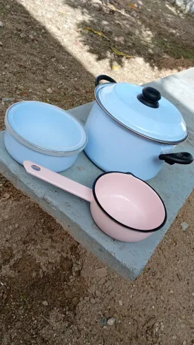 Kit 3 panelas para bebê