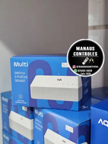 Switch 5 portas gigabit RJ45 Ethernet 