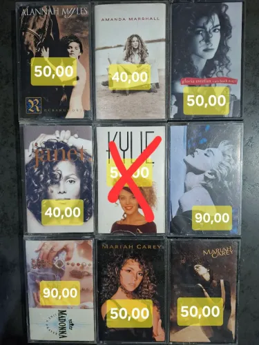 Fitas k7 importadas