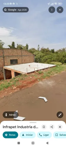Barracão industrial parque industrial oeste com 300 metros de contrução e 1.000 metros de