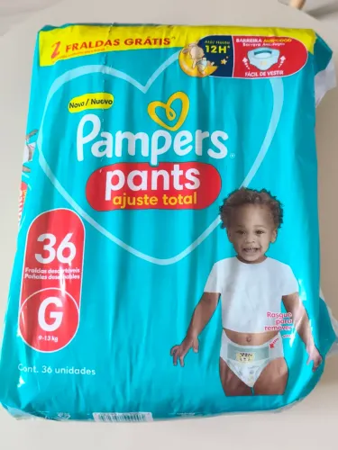 Fralda Pampers Pants Ajuste Total 36 unid - Tam G