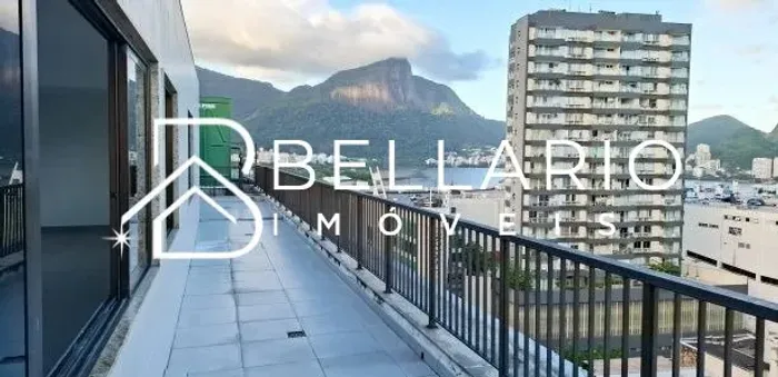 Duplex com Terraço para Locação Comercial no Leblon, Vista Mar, Cristo e Lagoa, Av. Ataulf