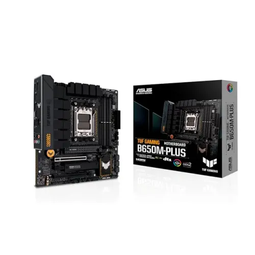 PLACA-MÃE ASUS TUF GAMING B650M-PLUS (SOCKET AM5) - O CORAÇÃO DO SEU SETUP NEXT-GEN