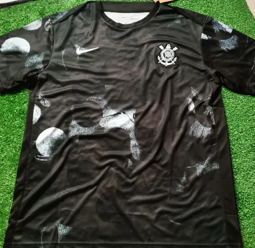 Camisa Futebol Corinthians  Pré Jogo 2025/26 - Pré Match Torcedor Pronta Entrega