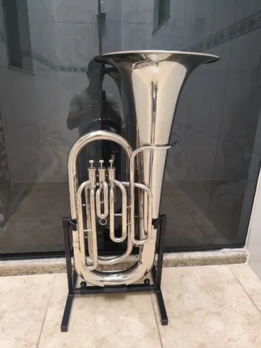 Tuba 4/4 Weril Cruzeiro Mib Níquelada - Aceito trocas - Parcelo 21x