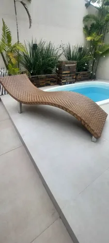 Espreguiçadeira de junco