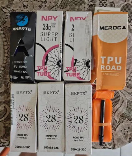 Câmara de ar em TPU para bicicleta aro 700