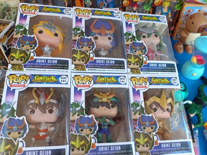 Funko Pop Cavaleiros do Zodíaco coleção 