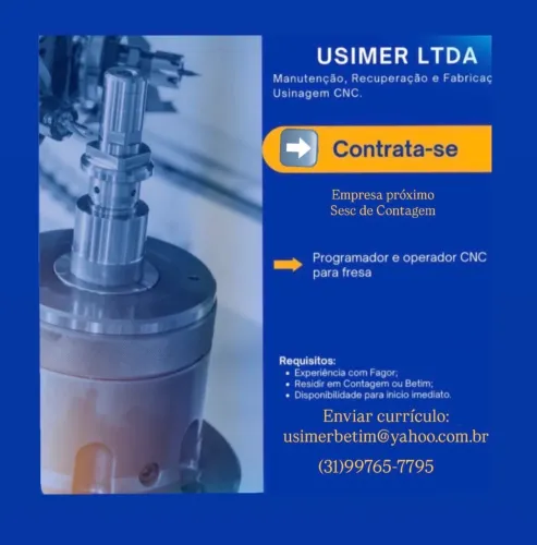 Vaga Fresador CNC