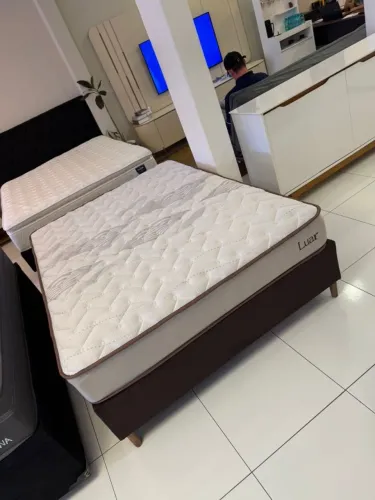Colchão Casal + Base box NOVO - Entrego HOJE! 