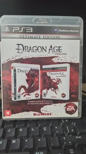 Dragon Age Origins Ultimate Edition PS3 Completo - Disco em excelente estado