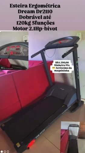 Linda Esteira Ergometrica Dobrável